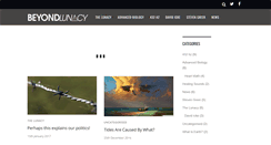 Desktop Screenshot of beyondlunacy.com